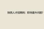 陕西人才招聘网：职场晋升问题?