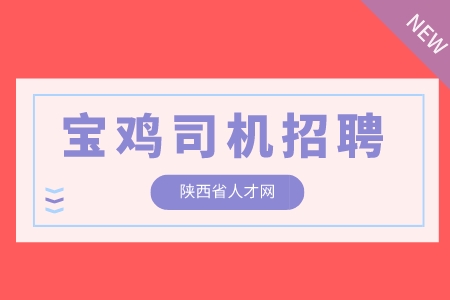 宝鸡司机招聘行政（专职）司机4千-6千