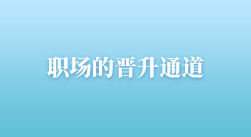 职场晋升通道
